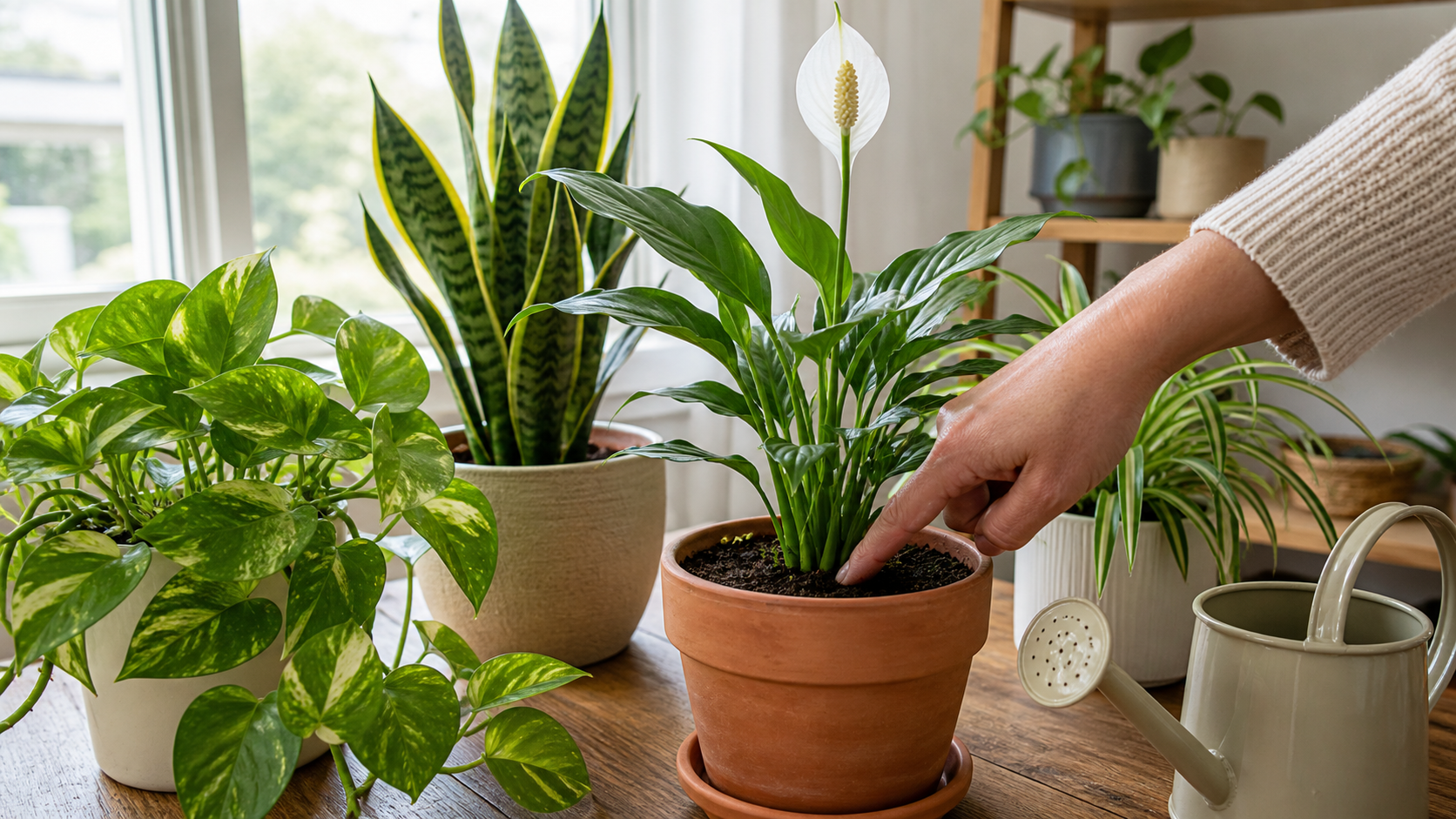 Peace Lily Indoors